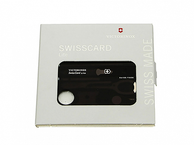 Швейцарская карточка «SwissCard Lite», 13 функций с логотипом в Волгограде заказать по выгодной цене в кибермаркете AvroraStore