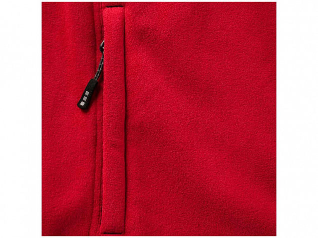Куртка флисовая Brossard мужская, красный с логотипом в Волгограде заказать по выгодной цене в кибермаркете AvroraStore