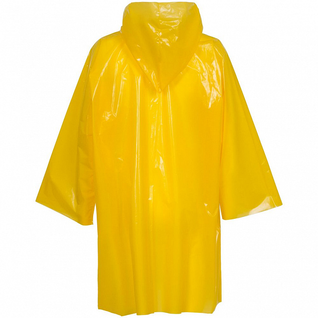 Дождевик-плащ CloudTime, желтый с логотипом в Волгограде заказать по выгодной цене в кибермаркете AvroraStore