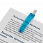 Ручка шариковая Bento, белая с голубым с логотипом в Волгограде заказать по выгодной цене в кибермаркете AvroraStore