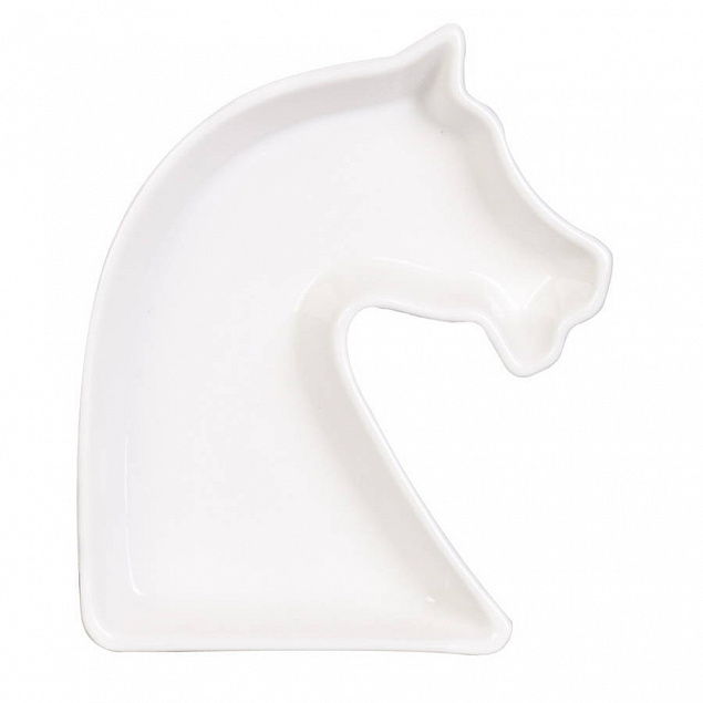 Тарелка из серии «Ход конем» с логотипом в Волгограде заказать по выгодной цене в кибермаркете AvroraStore