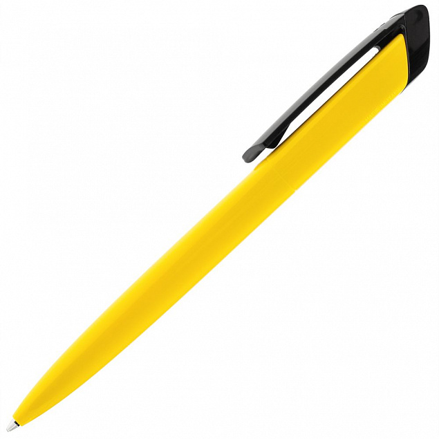 Ручка шариковая S Bella Extra, желтая с логотипом в Волгограде заказать по выгодной цене в кибермаркете AvroraStore