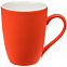 Кружка Good Morning с покрытием софт-тач, оранжевая с логотипом в Волгограде заказать по выгодной цене в кибермаркете AvroraStore