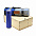 Подарочный набор Айзек, синий с логотипом в Волгограде заказать по выгодной цене в кибермаркете AvroraStore