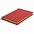 Ежедневник недатированный Joy, А5,  красный, белый блок, золотой обрез с логотипом в Волгограде заказать по выгодной цене в кибермаркете AvroraStore