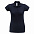 Рубашка поло женская Heavymill темно-синяя с логотипом в Волгограде заказать по выгодной цене в кибермаркете AvroraStore