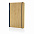 Блокнот Scribe с обложкой из бамбука, А5, 80 г/м² с логотипом в Волгограде заказать по выгодной цене в кибермаркете AvroraStore