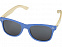 Sun Ray очки с бамбуковой оправой, process blue с логотипом в Волгограде заказать по выгодной цене в кибермаркете AvroraStore