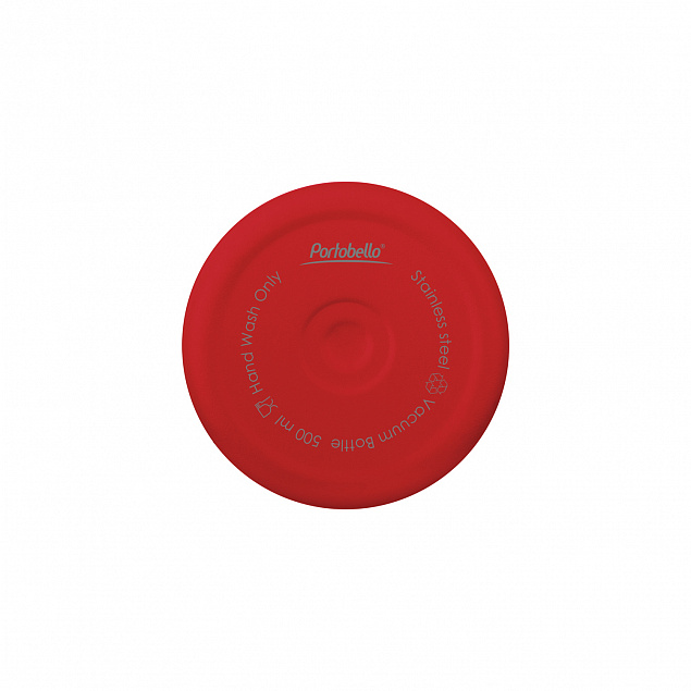 Термокружка вакуумная, Palermo, 480 ml, красная с логотипом в Волгограде заказать по выгодной цене в кибермаркете AvroraStore