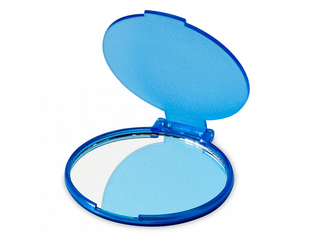 Зеркало Carmen, синий прозрачный с логотипом в Волгограде заказать по выгодной цене в кибермаркете AvroraStore
