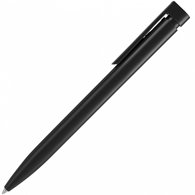Ручка шариковая Liberty Polished, черная с логотипом в Волгограде заказать по выгодной цене в кибермаркете AvroraStore