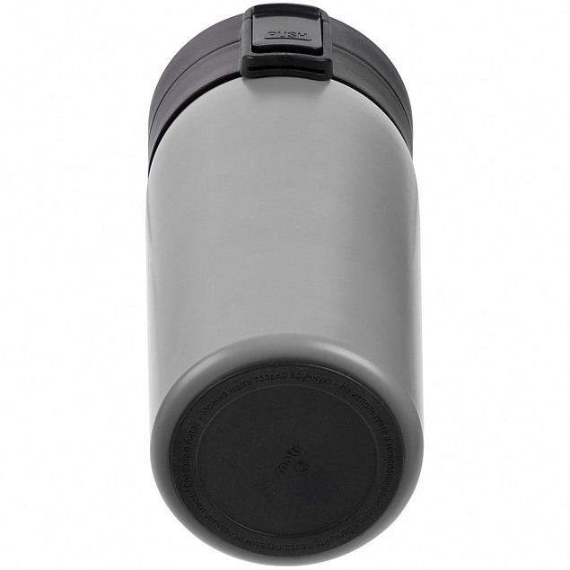 Термостакан с ситечком No Leak Infuser, серый с логотипом в Волгограде заказать по выгодной цене в кибермаркете AvroraStore