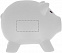 Копилка "Свинка" с логотипом в Волгограде заказать по выгодной цене в кибермаркете AvroraStore