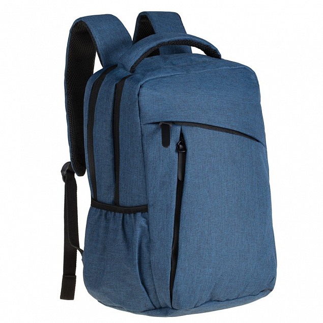 Рюкзак для ноутбука Burst, синий с логотипом в Волгограде заказать по выгодной цене в кибермаркете AvroraStore