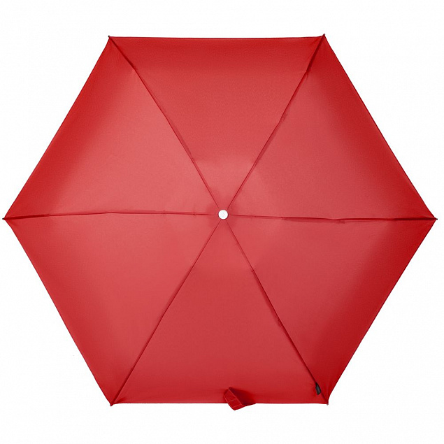 Складной зонт Alu Drop S, 4 сложения, автомат, красный с логотипом в Волгограде заказать по выгодной цене в кибермаркете AvroraStore