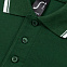 Рубашка поло мужская с контрастной отделкой PRACTICE 270, зеленый/белый с логотипом в Волгограде заказать по выгодной цене в кибермаркете AvroraStore