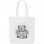 Холщовая сумка Bear, молочно-белая с логотипом в Волгограде заказать по выгодной цене в кибермаркете AvroraStore