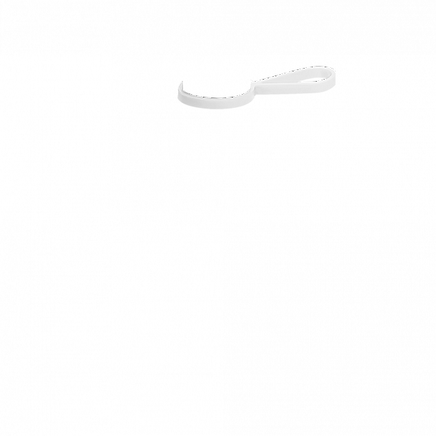 Кольцо-держатель силиконовое для термобутылки Olivia, белый с логотипом в Волгограде заказать по выгодной цене в кибермаркете AvroraStore