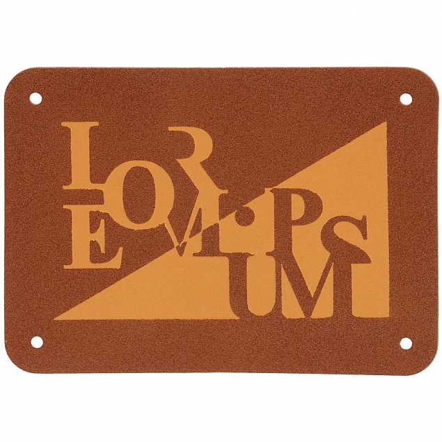 Лейбл Etha Nubuck, М, коричневый с логотипом в Волгограде заказать по выгодной цене в кибермаркете AvroraStore