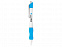 Ручка шариковая Bubble, голубой, черные чернила с логотипом в Волгограде заказать по выгодной цене в кибермаркете AvroraStore