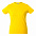 Футболка женская HEAVY LADY, желтая с логотипом в Волгограде заказать по выгодной цене в кибермаркете AvroraStore