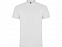 Рубашка поло Star мужская, белый с логотипом в Волгограде заказать по выгодной цене в кибермаркете AvroraStore