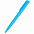 Ручка пластиковая Lavy софт-тач, голубая с логотипом в Волгограде заказать по выгодной цене в кибермаркете AvroraStore