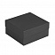 Коробка Satin, малая, черная с логотипом в Волгограде заказать по выгодной цене в кибермаркете AvroraStore