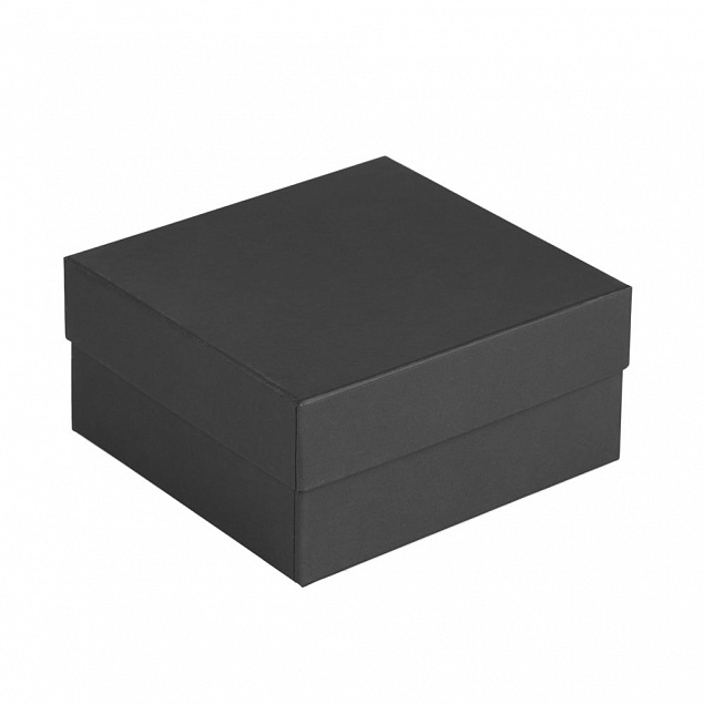 Коробка Satin, малая, черная с логотипом в Волгограде заказать по выгодной цене в кибермаркете AvroraStore