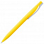 Ручка шариковая Pin Soft Touch, желтая с логотипом в Волгограде заказать по выгодной цене в кибермаркете AvroraStore