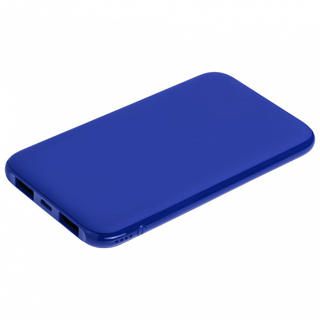 Внешний аккумулятор Uniscend Half Day Compact 5000 мAч, синий с логотипом в Волгограде заказать по выгодной цене в кибермаркете AvroraStore