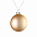 Елочный шар Finery Matt, 8 см, матовый золотистый с логотипом в Волгограде заказать по выгодной цене в кибермаркете AvroraStore