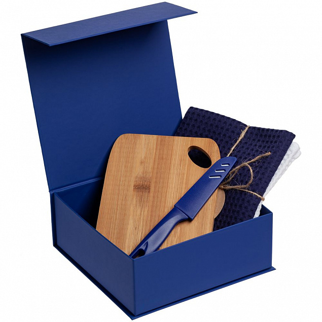 Коробка BrightSide, синяя с логотипом в Волгограде заказать по выгодной цене в кибермаркете AvroraStore