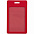 Чехол для пропуска Dorset, красный с логотипом в Волгограде заказать по выгодной цене в кибермаркете AvroraStore