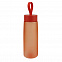 Бутылка для воды Flappy - Красный PP с логотипом в Волгограде заказать по выгодной цене в кибермаркете AvroraStore