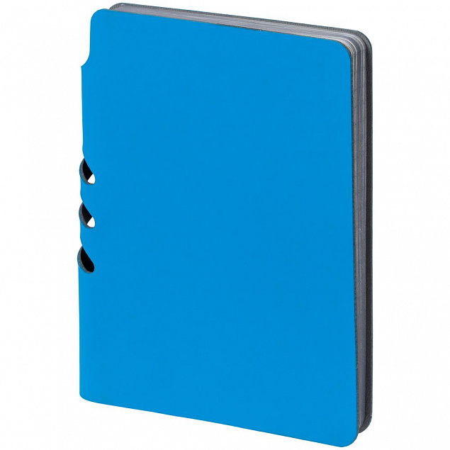 Ежедневник Flexpen Mini, недатированный, голубой с логотипом в Волгограде заказать по выгодной цене в кибермаркете AvroraStore