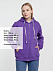 Толстовка на молнии с капюшоном Siverga Heavy, фиолетовая с логотипом в Волгограде заказать по выгодной цене в кибермаркете AvroraStore