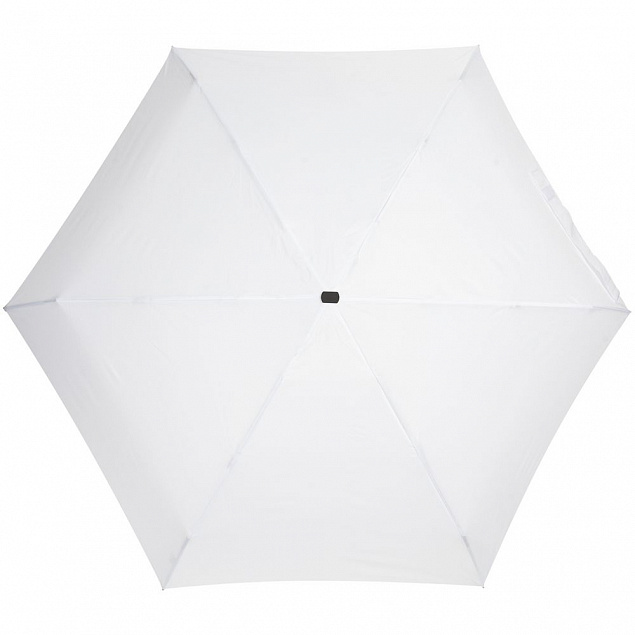 Зонт складной Five, белый с логотипом в Волгограде заказать по выгодной цене в кибермаркете AvroraStore