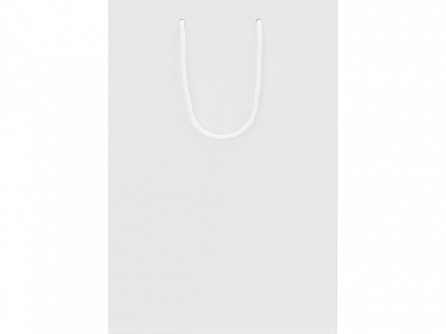 Пакет подарочный Imilit T, белый с логотипом в Волгограде заказать по выгодной цене в кибермаркете AvroraStore