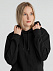 Толстовка с капюшоном унисекс Hoodie, черная с логотипом в Волгограде заказать по выгодной цене в кибермаркете AvroraStore