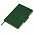 Ежедневник недатированный Stevie, А5,  зеленый, кремовый блок, без обреза с логотипом в Волгограде заказать по выгодной цене в кибермаркете AvroraStore