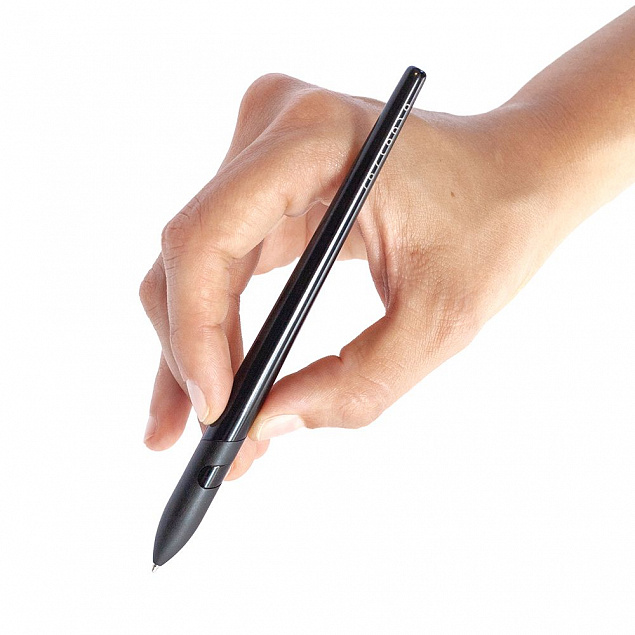 Шариковая ручка Sostanza, черная с логотипом в Волгограде заказать по выгодной цене в кибермаркете AvroraStore