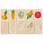 Карточки-раскраски Wood Games, овощи с логотипом в Волгограде заказать по выгодной цене в кибермаркете AvroraStore