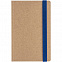Ежедневник Eco Write Mini, недатированный, с синей резинкой с логотипом в Волгограде заказать по выгодной цене в кибермаркете AvroraStore