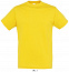 Фуфайка (футболка) REGENT мужская,Жёлтый 3XL с логотипом в Волгограде заказать по выгодной цене в кибермаркете AvroraStore