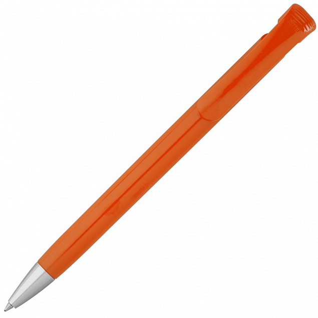 Ручка шариковая Bonita, оранжевая с логотипом в Волгограде заказать по выгодной цене в кибермаркете AvroraStore