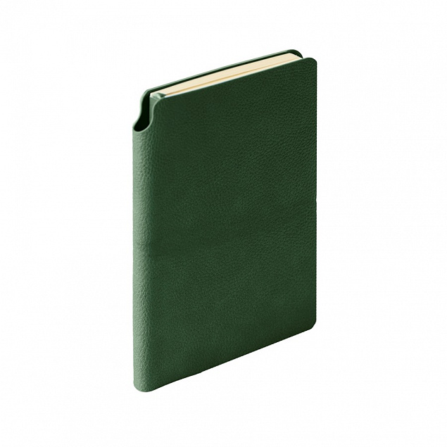 Ежедневник недатированный SALLY, A6, темно-зеленый, кремовый блок с логотипом в Волгограде заказать по выгодной цене в кибермаркете AvroraStore