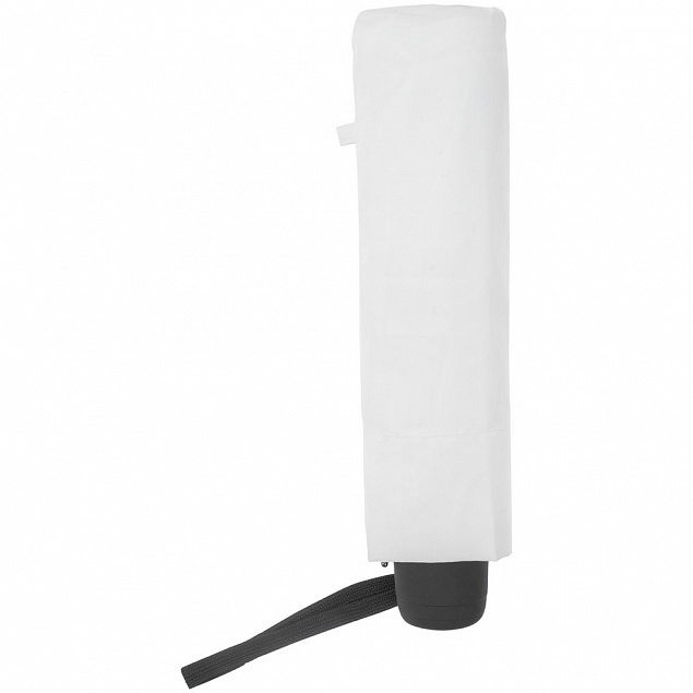 Зонт складной Hit Mini ver.2, белый с логотипом в Волгограде заказать по выгодной цене в кибермаркете AvroraStore