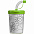 Бутылка-раскраска детская «Передвижник», зеленая с логотипом в Волгограде заказать по выгодной цене в кибермаркете AvroraStore