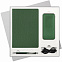 Подарочный набор Portobello/Tweed зеленый (Ежедневник недат А5, Ручка, Power Bank) с логотипом в Волгограде заказать по выгодной цене в кибермаркете AvroraStore